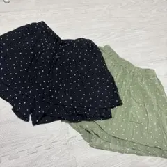 UNIQLO ミニスコート キュロット 色違い2枚セット 140