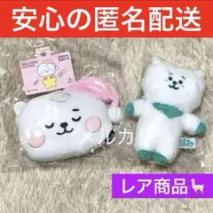 【希少品】BT21 レインボーカラー マスコット グリーン ＆ エコバッグ　RJ