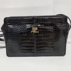 Courrèges クレージュ エナメル ワンショルダーバッグ ブラック Y2K