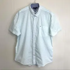 トミーヒルフィガー XXL 半袖BDシャツ ギンガムチェックのサムネイル