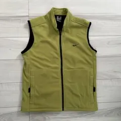 ナイキ nike 00s フリース ベスト ライムグリーン y2k