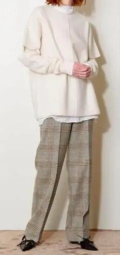 AEWEN MATOPH チェック柄 ウール パンツのサムネイル
