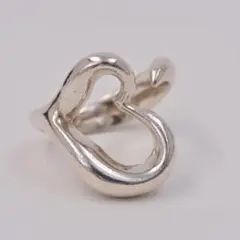 Tiffany & co ティファニー オープンハート シルバーリング 6号
