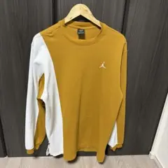Jordan 長袖リブ編みシャツ マスタード