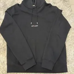 SAINT LAURENT ロゴ パーカー ブラック S