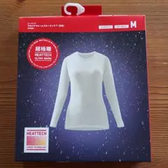 新品未開封UNIQLO超極暖　ヒートテックウルトラウォームクルーネックTホワイト