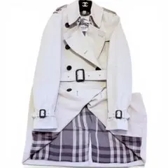 【極美品】 BURBERRY LONDON 現行タグ トレンチコート レディース