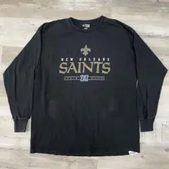 枡*庭様 古着 NFL ニューオーリンズ・セインツ チームロゴロンT メンズXLのサムネイル