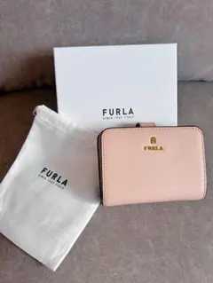 FURLA ピンク 三つ折り財布
