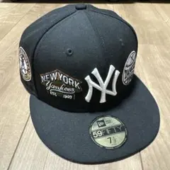 【希少】New York Yankees 59FIFTY ブラックキャップ