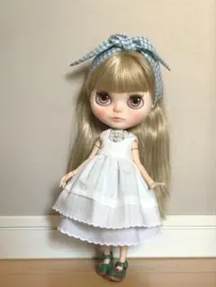 SOLD  ♡ミディブライス　ミディアイシードール　アウトフィット　ワンピース ミディブライス アイシードール アウトフィット ナチュラル 2点セット