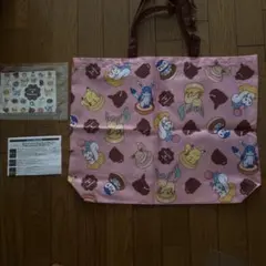 ポケモン ミスドコラボ エコバッグ　ジッパーバック