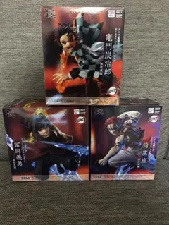 鬼滅の刃 フィギュア　冨岡義勇　猗窩座　炭治郎