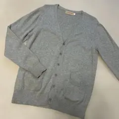 CAMPURE グレー スクールカーディガンL