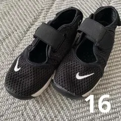 NIKE エアリフト 16cm サンダル　 ナイキ　靴　黒