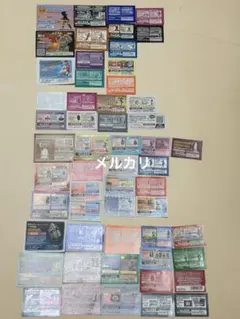 一番くじ 期限切れ半券 54種ドラゴンボール ジョジョ ワンピース キン肉マン他