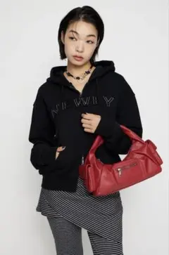 LAGUA GEM SIDE POCKET バッグRED