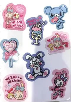 MEZZO PIANO メゾピアノ シール ステッカー 平成レトロ 当時物