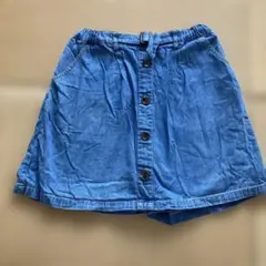 デニムスカート 140サイズ ボタン付き