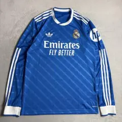 アディダス　レアルマドリード 25/26 長袖 サード レプリカ ユニフォーム