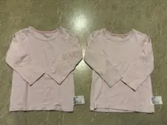 UNIQLO HEATTECH 長袖シャツ 90 ピンク