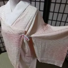 6-18長襦袢　正絹　半襟つき　簡易えもんぬきのサムネイル