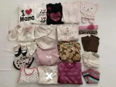 27点‼️まとめ売り コーデ 50 60 70 80 ベビー ロンパース 女の子