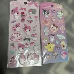 正規品‼️Sanrio サンリオ ジュエルマシュマロステッカーズ2枚セット