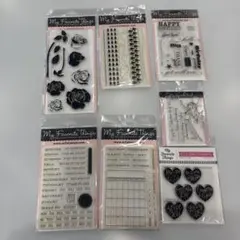 H-12 My Favorite Things スタンプセット 7セット　未使用