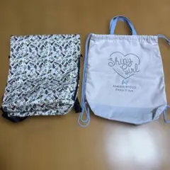 スヌーピー　ナップザック2個セット