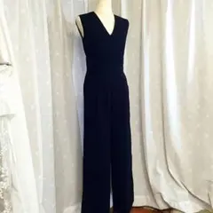 ロング丈 オールインワン ドレスパンツ