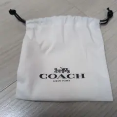COACH ホワイトキャンバス ポーチ