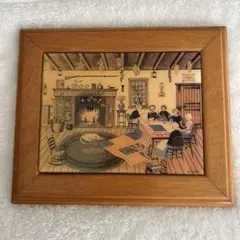 【2点セット】チャールズ・ワイソッキー 額装絵画 カントリー／ヴィンテージアート georgina's country creations アメリカ絵画額 - メルカリ