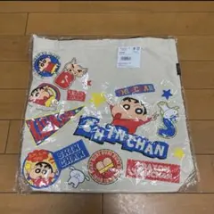 新品タグ付き　韓国購入　クレヨンしんちゃん　ワッペンちらし　グッディバッグ♡