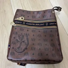 CASTELBAJAC ブラウン ショルダーバッグ