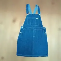 Lovetoxic　デニムジャンパースカート　150cm