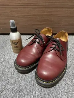 Dr. Martens】バーガンディ レースアップシューズ 極美品❣️25.5