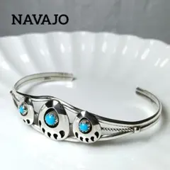 2280 NAVAJO バングル ベアパウ ベアクロウ ３連 silver925