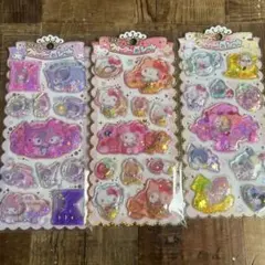 サンリオキャラクターシールセット 3シート　ウォーターinシール
