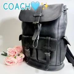 美品・入手困難＊コーチ ハドソン リュック バックパック レザー 黒 大