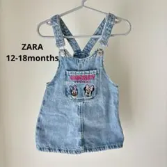 ZARA ザラ　ディズニー　デニムサロペット　ジャンパースカート