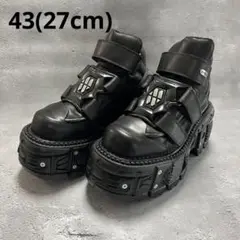 新品未着用 NEW ROCK M-TANK008-C11 37(24cm) 厚底 New Rock☆アンクルブーツM-TANK008-C11【関税送料込】 (NEWROCK