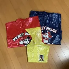 TDL ミッキーマウス レインコート 3点セット