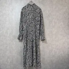 jouetie ジュエティ ゼブラ柄 長袖 シャツ ワンピース M 美品