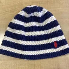 チャムス　ニット帽　ボーダー