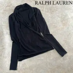 RALPH LAUREN ラルフローレン 伸縮性 長袖 カシュクール カットソー