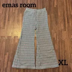 emas room エマズルーム　フレアパンツ　ベルボトム　XL 110
