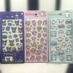 サンリオ うるぷく 立体シール ハードタイプ 3種セット