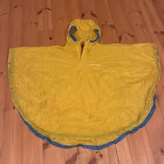 モンベル　レインポンチョ　キッズ　カッパ　雨具　mont-bell 雨合羽