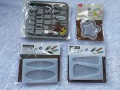 シリコンモールドセット アルファベット・星型